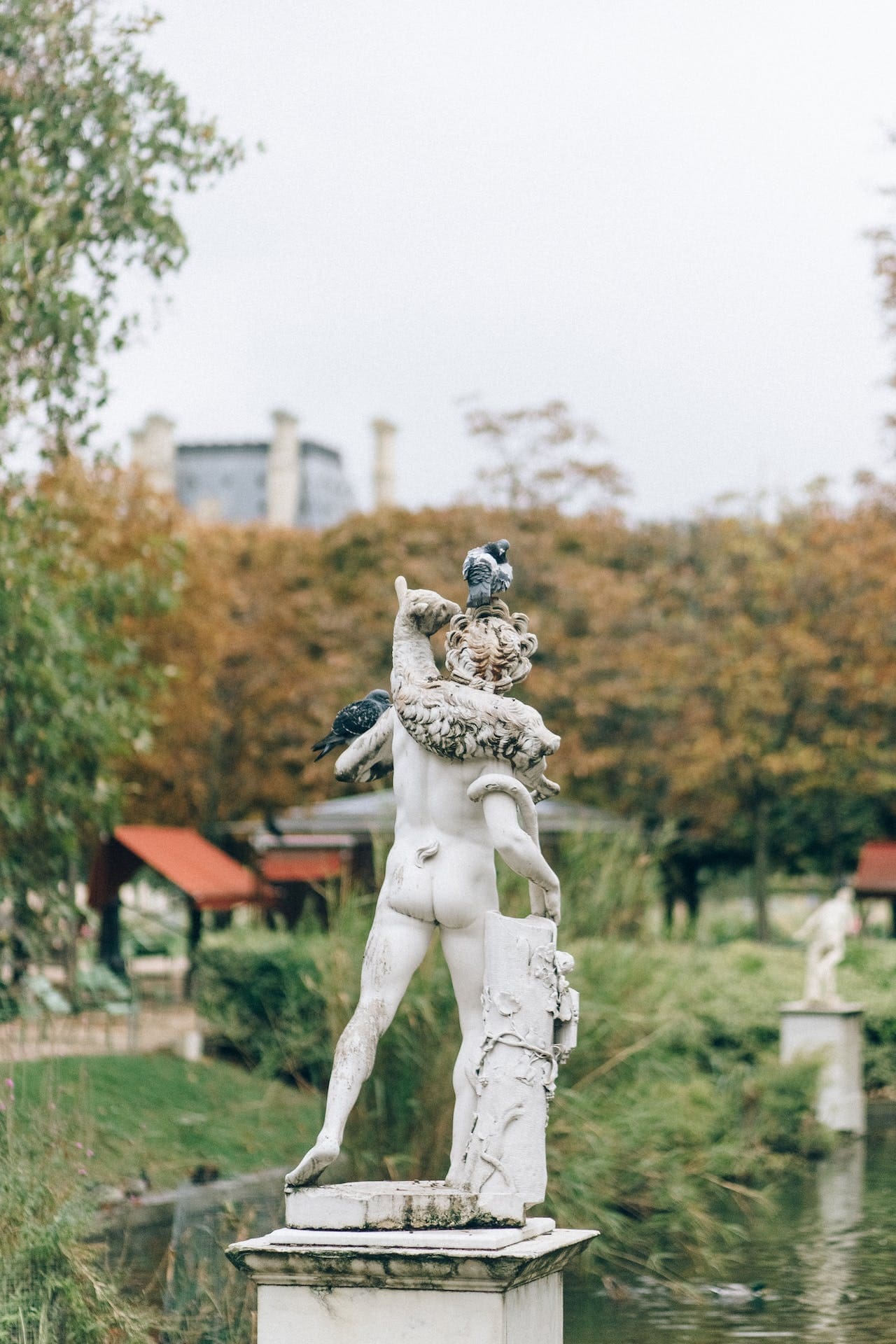 Statue in a Parisian park