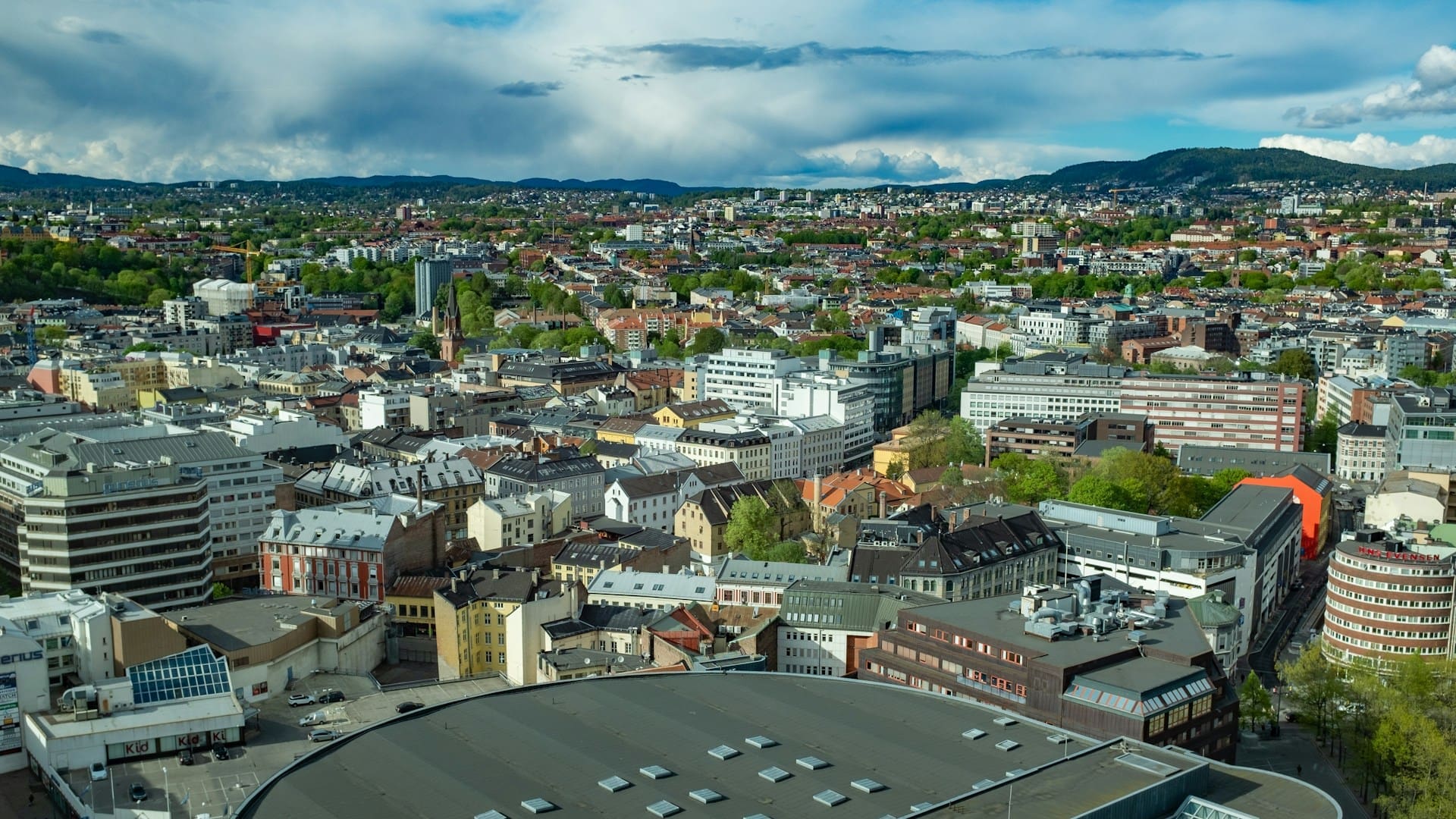 A panoramic photo of Oslo, Norway.
