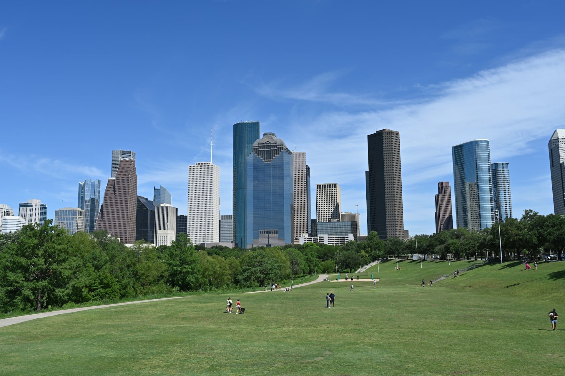 An image of the Houston skyline.