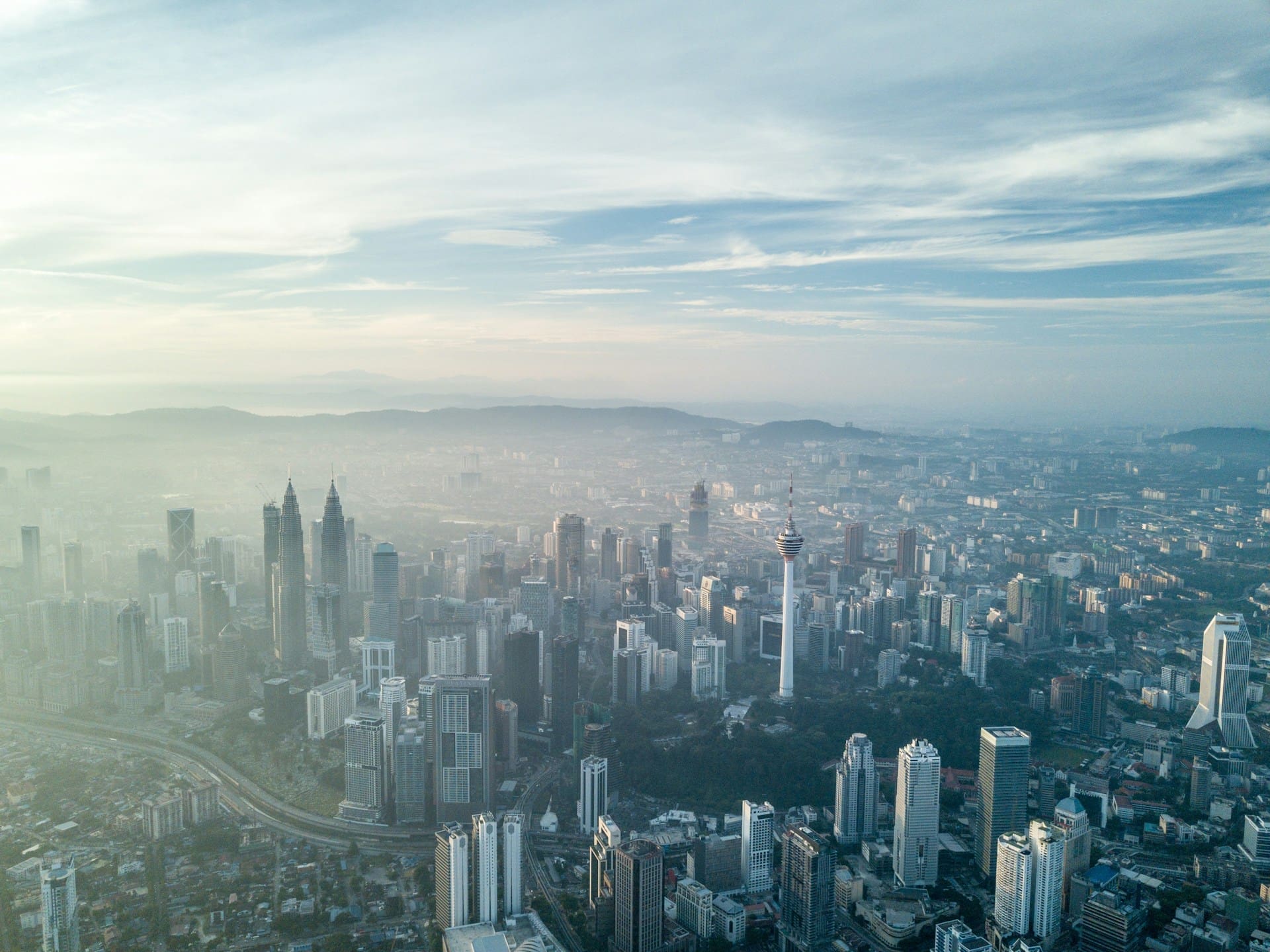 An image of buildings in Kuala Lumpur, Malaysia.