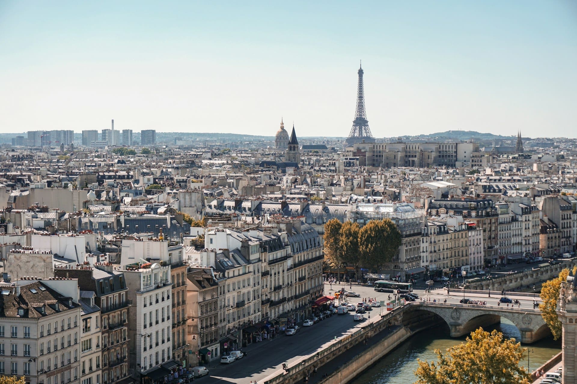 An image of Paris during the day.